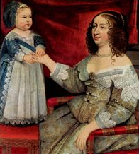 Anne d'Autriche et Louis XIV
